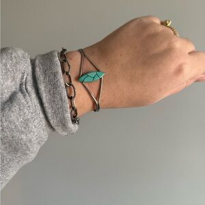 Sterling Silver and Turquoise Cuff